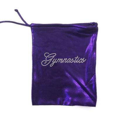 China Fashion rhinesone pattern handbag dance bag gym bag for sale