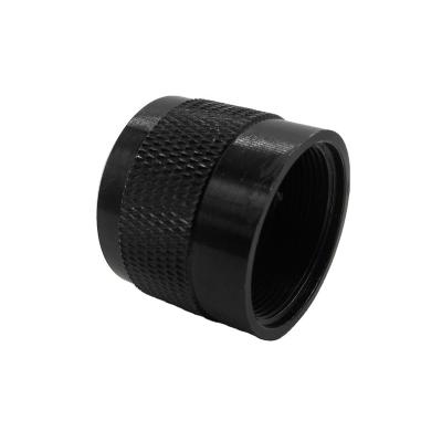 China High Precision CNC Aluminum Customized Aluminum Machining Parts Black To Anodize Aluminum Parts With Knurled for sale