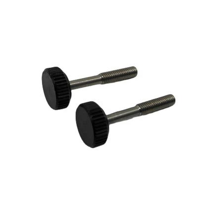 China M3 M4 Round Custom Plastic Flat Knurled Head Thumb Screw for sale