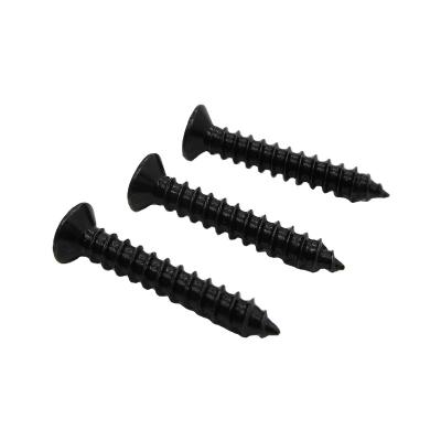 China Flat Customized High Quality M5 Phillips Countersunk Head Self Tapping Screw With Black Oxide for sale