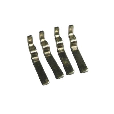 China Custom Brass Stamping Parts Brass With Nickel Plated Metal Bending Welding OEM / ODM Parts for sale