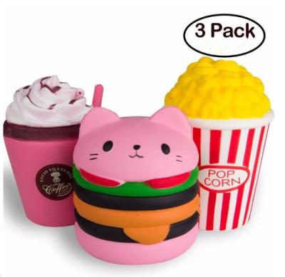 China Cute PU Foam Cartoon Squishy Slow Rising Slow Rising Stress Relieve Toys for sale