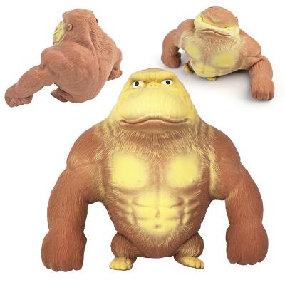 China Stretching new lounging monkey fidgety person toys gorilla creative durable decompression toy and flapping for sale