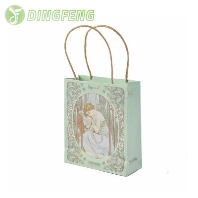 China Eco-Friendly Amazon Paper Bag Gift Packaging Paper Bag Recyclable DF Manufacturing Packaging for sale