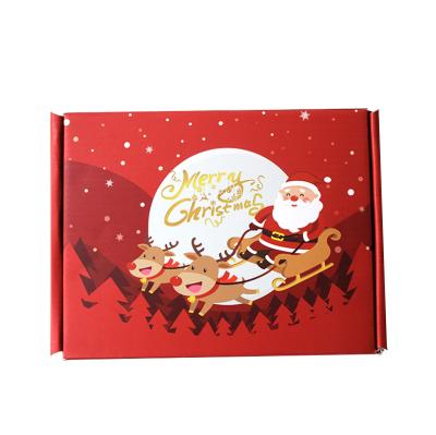 China DF Manufacturing Recyclable Christmas Gift Box Announcement Box Custom Size for sale