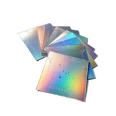 China Recyclable DF Customize Paper UV Label Holographic Clothing Tag With Custom Logo for sale