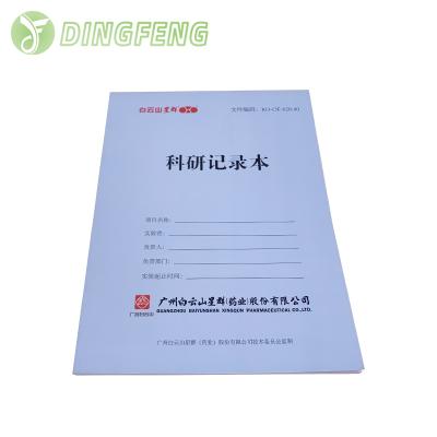 China Modern luxury DF custom design factory cost cover service a5 scientific research paper note paper brochure magazine book wholesale blue custom printing for sale