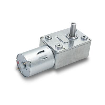 China JGY370 Totally Enclosed High Torque 12v 20 DC Worm Gear Metal Gear Motor 30 40rpm for sale