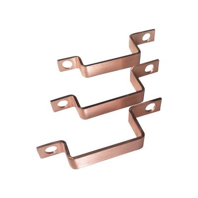 China Pickled T2 copper plate wire water cutting lightning arrester copper bar wiring terminal copper plate 21 - 30 AWG for sale