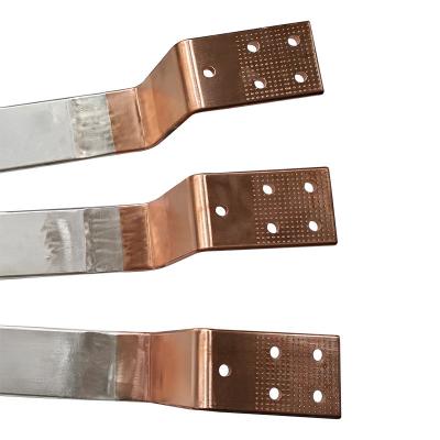 China Copper flexible connection, copper busbar, low-voltage conductive copper busbar, power transformer accessories, copper busbar 21 - 30 AWG for sale