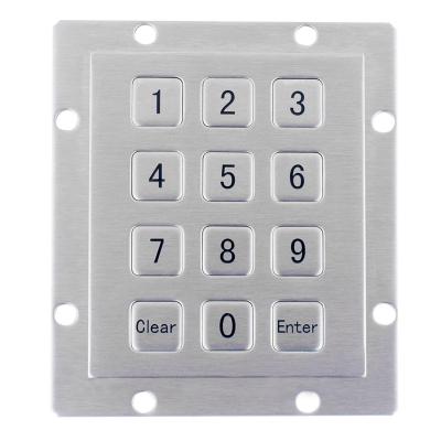 China Short key stroke vending machine metal material keypad with manufacturer factory price for sale