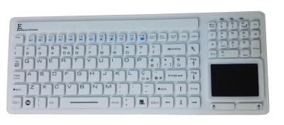 China Healthcare touchpad keyboard with waterproof silicone material, easy clean with soap for sale