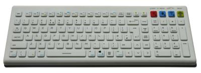 China 2.4G Bluetooth wireless washable medical keyboard by silicone material for sale