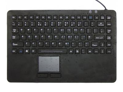 China Teclado de ordenador médico impermeable Ip68 con el ratón incorporado de Trackpad y la cubierta del Usb en venta