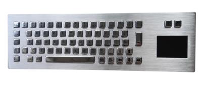 China Spanish IP65 kiosk panel mount industrial keyboard by stainless steel for sale