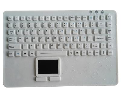 China Teclado médico de la goma de silicona del OEM IP68 para el teclado de la PC del ordenador portátil en Europa en venta