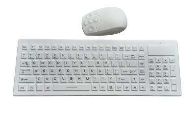 China wireless washable hospital keyboards with lock key and nano antmicrobial for sale