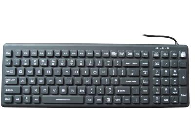 China Teclado médico británico del inglés Ip68 con el modo limpio para que Sec 5 cierre el teclado en venta