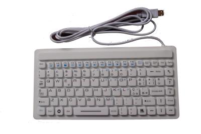 China SGS test passed antimicrobial medical healthcare application keyboard with 88 keys for sale