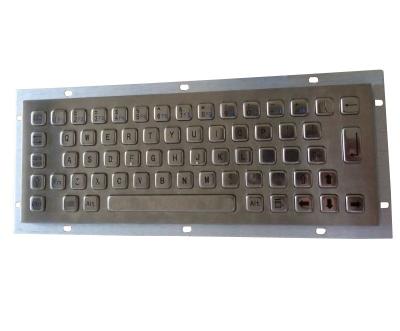 China Panel mount stainless steel keyboard for military portable PC working -20 Celsius degree for sale