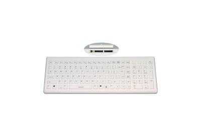 China White Wireless Washable Medical Keyboard With Different Colors In French Language for sale