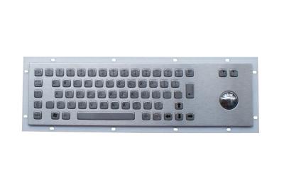 China PS2 stainless steel industry keyboard mouse combo set with trackball and German Braille for sale