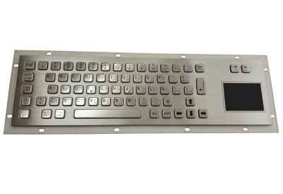 China Ip65 Stainless Steel Metal Industrial Touchpad Keyboard With Spanish Braille Dots for sale