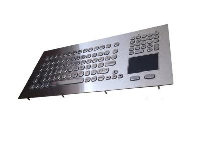 China Panel Mount Kiosk Industrial Compact Keyboard With Touchpad With Threaded Bolts for sale