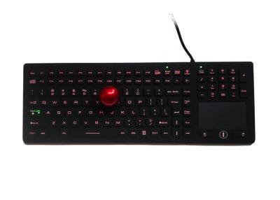 China Washable Industrial Mechanical Keyboard With Touchpad & 24 Function Keys for sale