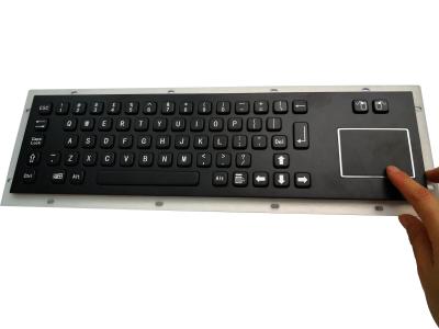 China Vandal Proof Industrial Mechanical Touch Screen Keyboard With Black Metal For Yacht for sale