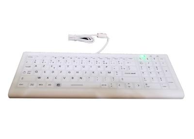 China Teclado lavable del hospital con una disposición más gruesa en Blegium AZERTY en venta