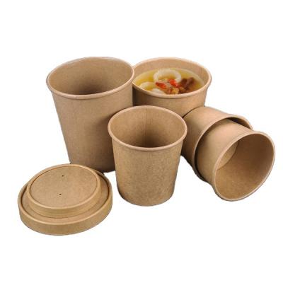 China Disposable Take Away Food Box Disposable Paper Coffee Cup With Lid Food Grade for sale