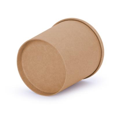 China Disposable Food Grade/Eco-friendly/500ml Disposable Paper Coffee/Soup/Juice Cup With PP /Paper Lid for sale