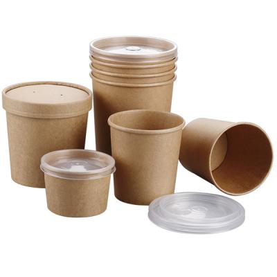 China Disposable Make-in - China Kraft Paper Ice Cup Tea Cup Disposable Paper Coffee Cup for sale