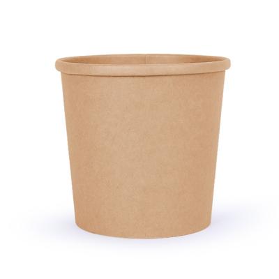 China 19 oz 26 oz 32 oz paper disposable packaging container for food and food paper box paper soup hot cup for sale