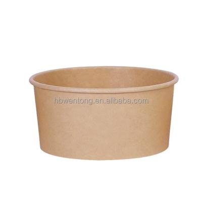 China OEM Disposable Paper Bowl Disposable Paper Salad Bowl Eco - Friendly for sale