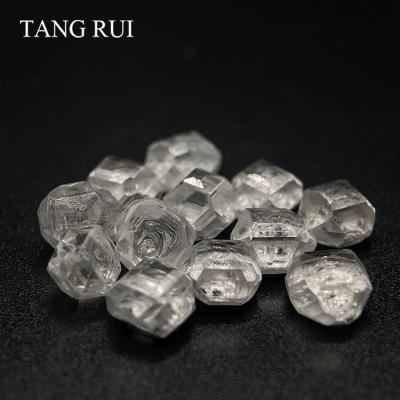 China Lab Grown Diamond Decoration TANG RUI 0.1-12CT HPHT Factory Uncut/Lab Grown Synthetic Jewelry Lab Grown Carat Prices A+ B B C D Diamond Rough for sale