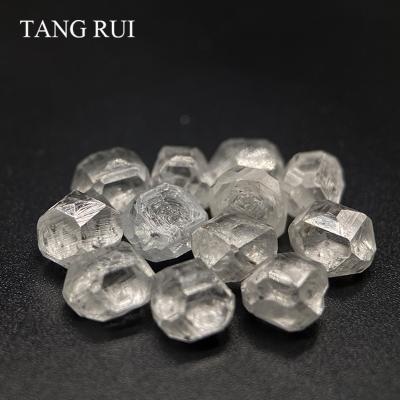 China TANG RUI A-D Grade Uncut Lab Grown Diamond Approximate White Diamond Price Jewelry Decoration Per Carat Large Size Synthetic Rough Diamond HPHT/CVD for sale