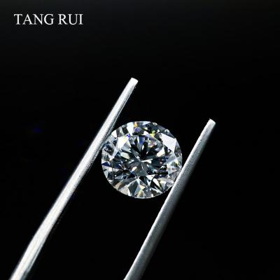 China TANG RUI Lab 1.2ct Diamond Round Cut VS1VVS2 HPHT Jewelry Decorating Grown Synthetic Around Loose Lab Diamond Price Lab Grown for sale