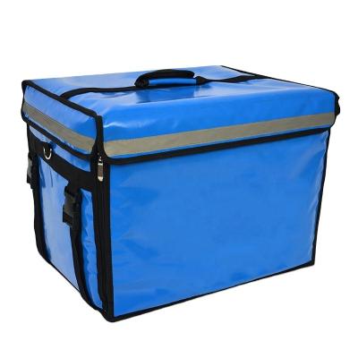 China Waterproof Factory Customized Fold Keep Warm Insulated Food Delivery Bag For Bicycle for sale