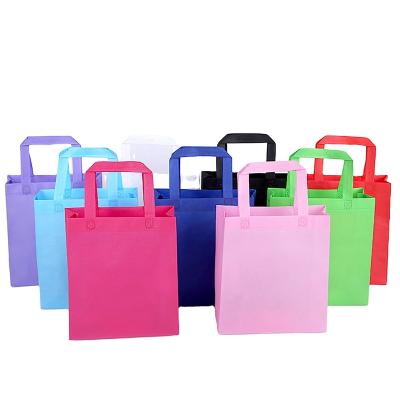 China HY Recyclable Packing 2021Recycled Fabric Carrier Bag 10kg Multi Color Nonwoven Bag Three Dimensional Nonwoven Bag for sale