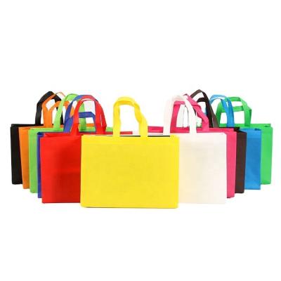 China Custom Logo Fabric Non Woven Shopping Bag Recyclable Eco Friendly Portable Wholesale Non - Woven Shopping Bag for sale