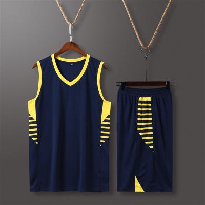 China Customized QUICK DRY custom men's basketball wear tank top basketball training uniform singlet sets club clothing kits for sale