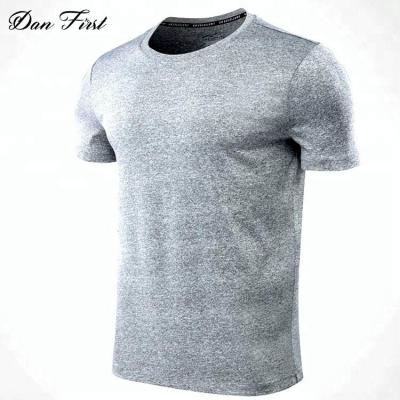 China Men's Simple T-Shirts 100%Polyester Quick Dry Anti-pilling Dry Fit For Summer for sale