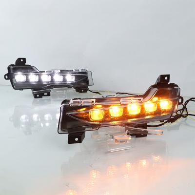 China ABS+LED Two Color Flame Turn Signal For Tesla Model 3 2018 2019 2020 Daytime Running Light for sale