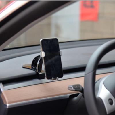 China Hot New Car Accessories Simple Car Ornament Universal Phone Holder For Tesla X Roadster Model 3 Model S Model for sale