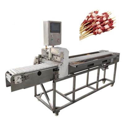 China Easily Cleaned Steel Skewer Machine Adana Skewer Kebab Maker Machine Satay Skewer Machine for sale