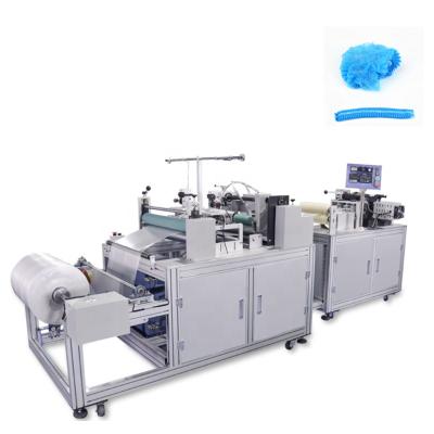 China Easy To Operate Nonwoven Bouffant Cap Making Machine / Surgical Disposable Nonwoven Cap Machine for sale