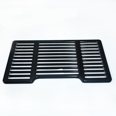 China Easily Cleaned Black Enameled Carbon Steel BBQ Mesh Dish , Cooking Grid Griddle Dish for sale