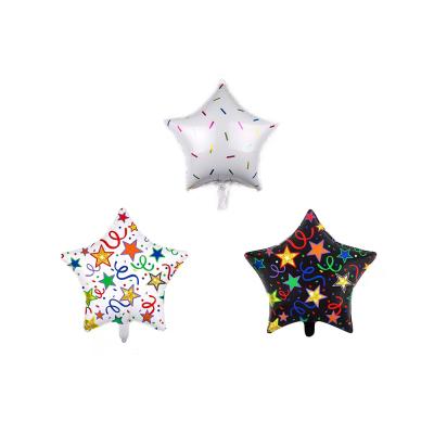 China Hot Selling Toy Gift 18 Inch Birthday Christmas Wedding Star Balloon Mylar Foil Helium Foil Star Balloons For Party Decorations for sale